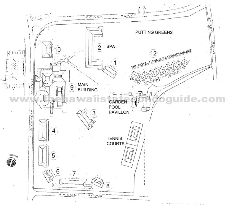 Site Plans, Maui Hawaii Condominiums